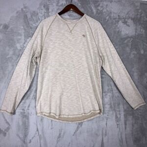 Abercrombie & Fitch Waffle Knit Pullover Shirt Mens‎ Size Extra Large Beige